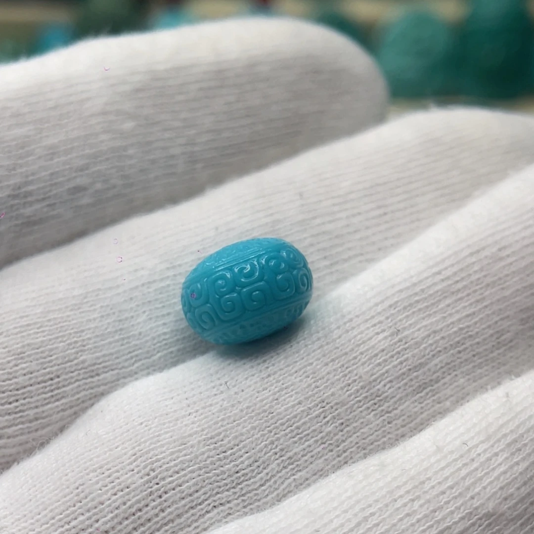 隔***角绿松石未镶嵌颈饰卡11