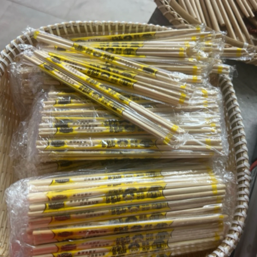一次性加长加粗竹筷家用商用独立包装方便卫生
