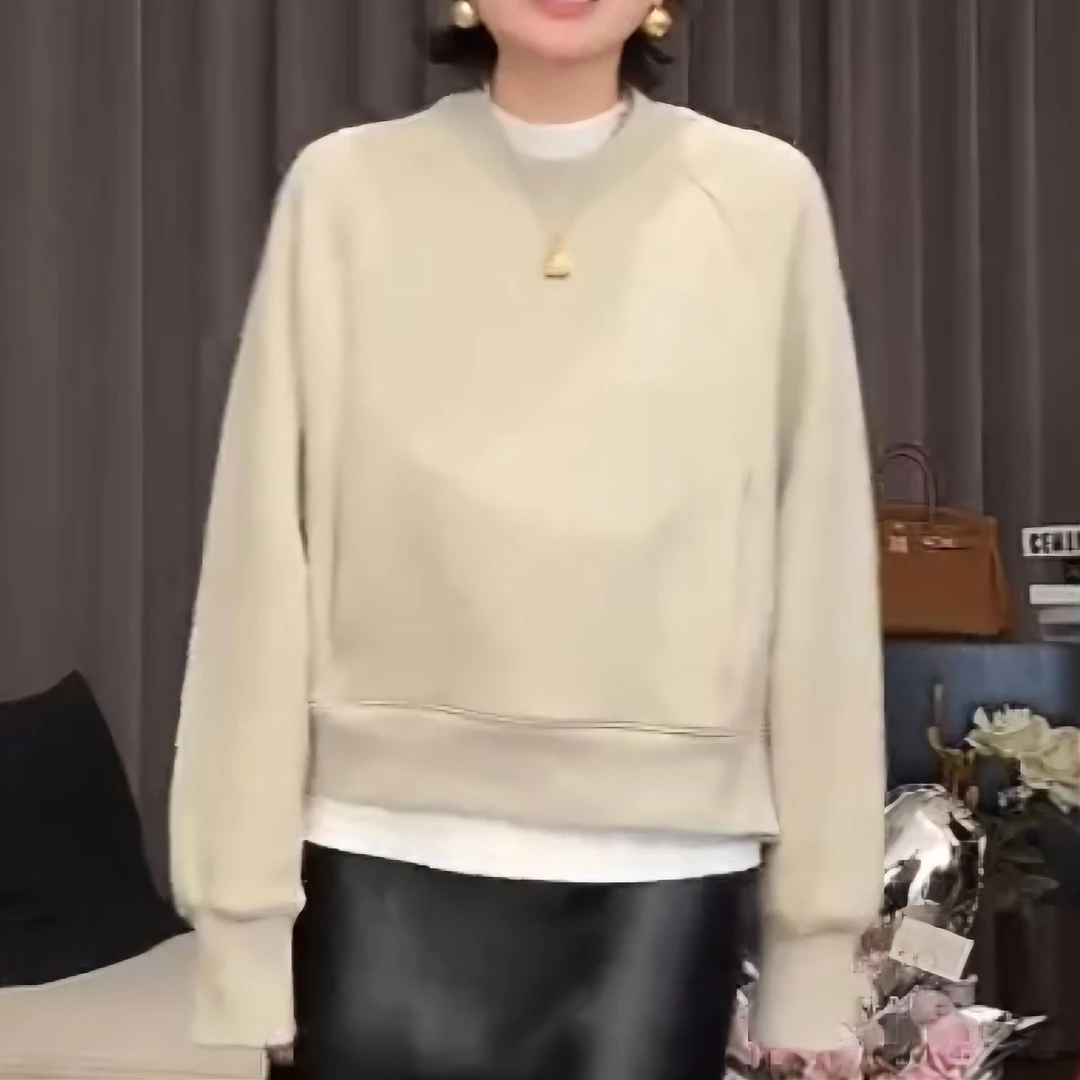 【达尔风】简约大气~设计感侧边拉链圆领休闲卫衣LK2500529