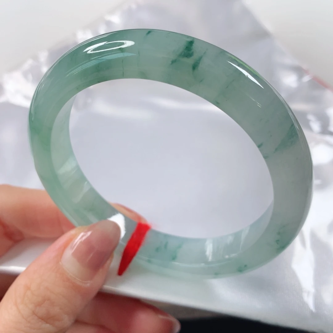 未镶嵌手镯翡翠 正圈255