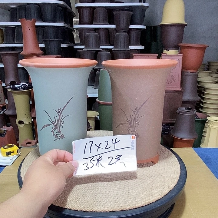 紫砂花盆紫砂花盆