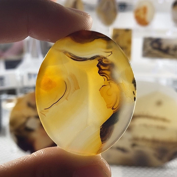 玛瑙/玉髓未镶嵌颈饰