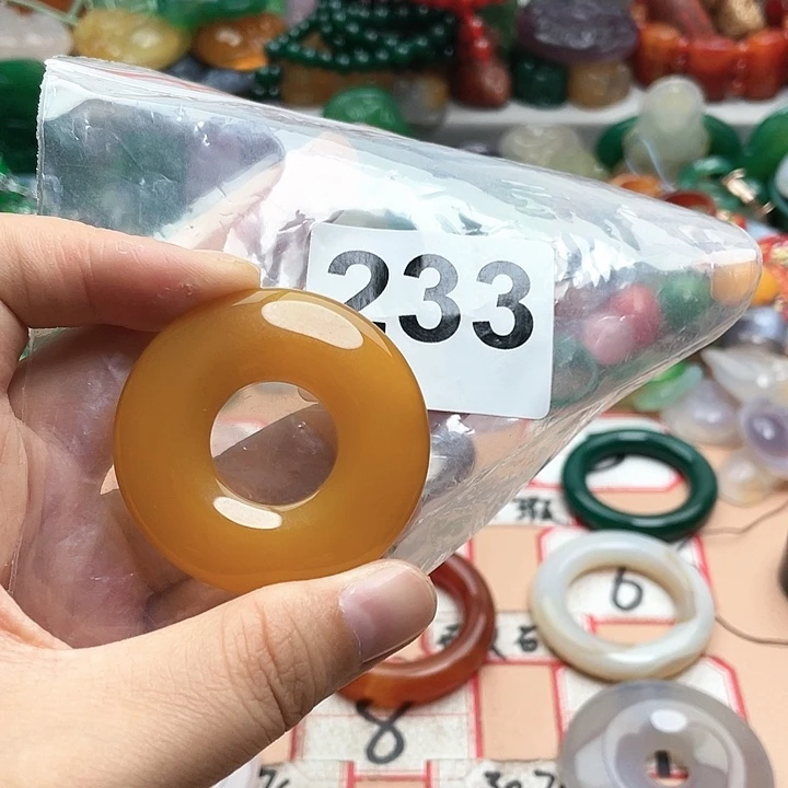玛瑙/玉髓颈饰合金小*