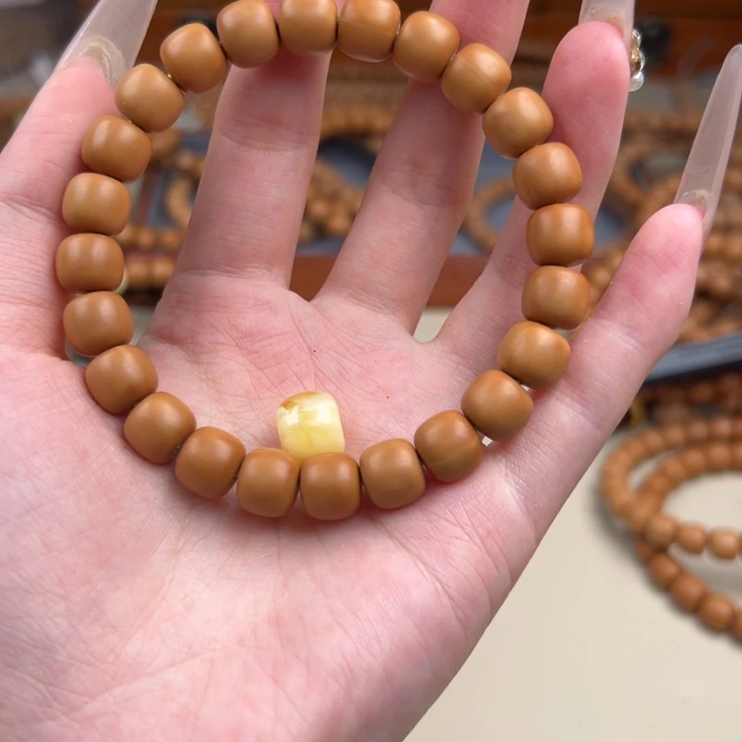 猴头核桃手串自然走色云天老型➕抛光➕配饰48.8