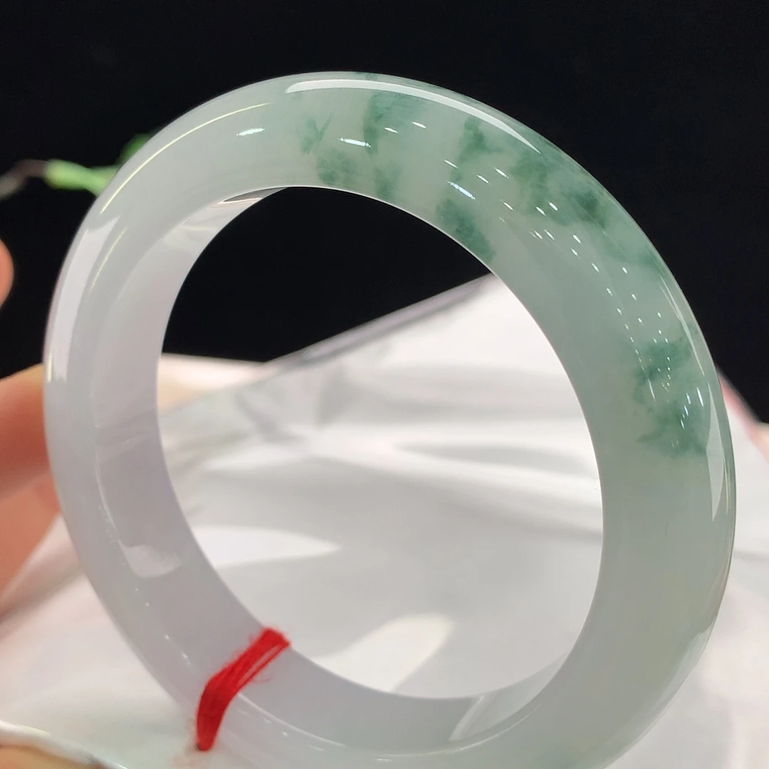 翡翠未镶嵌手镯0034