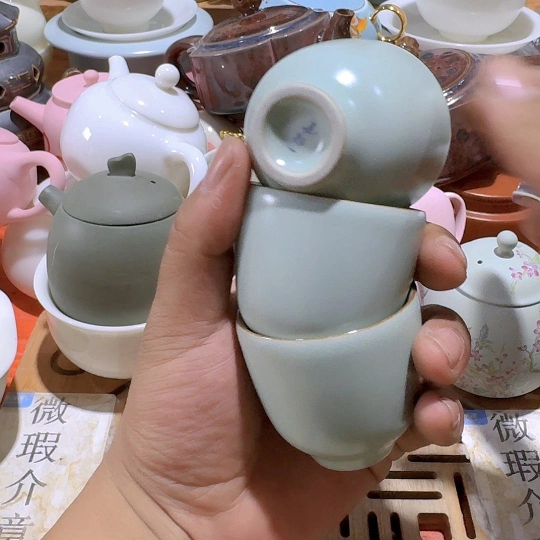 瑕疵茶具。介意勿拍