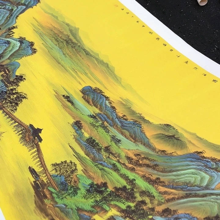 国画书画描金拓染作品作品