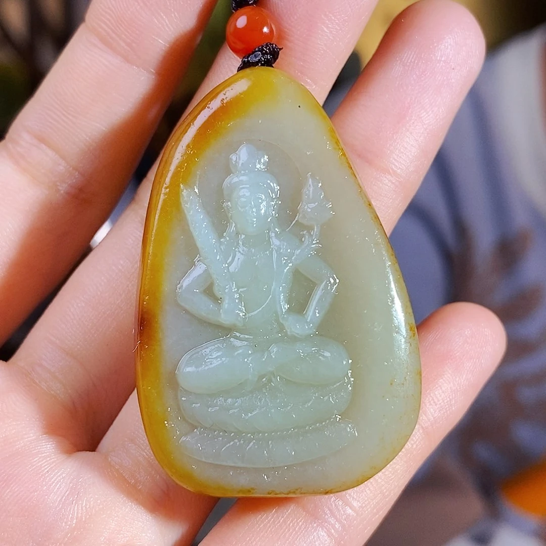 和田玉颈饰未镶嵌