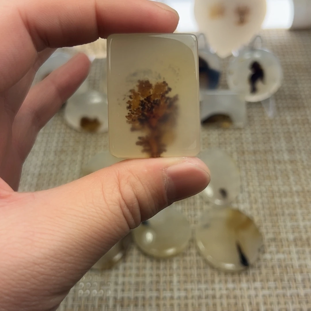 雨***竹玛瑙/玉髓未镶嵌颈饰