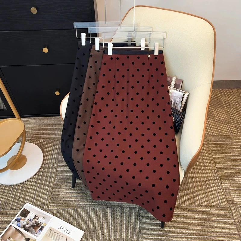 【春季2个裙长】小个子显瘦半身裙裙春秋气质高腰时尚百搭开叉5