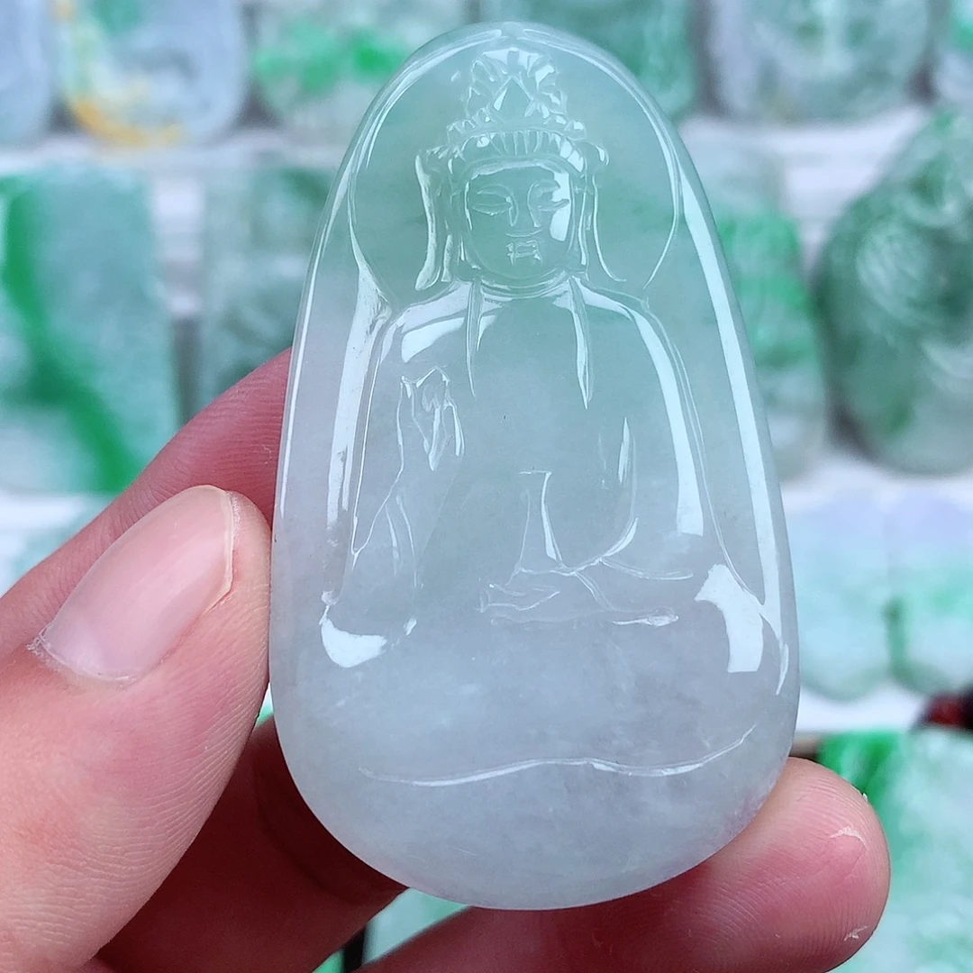 翡翠未镶嵌颈饰翡翠吊坠