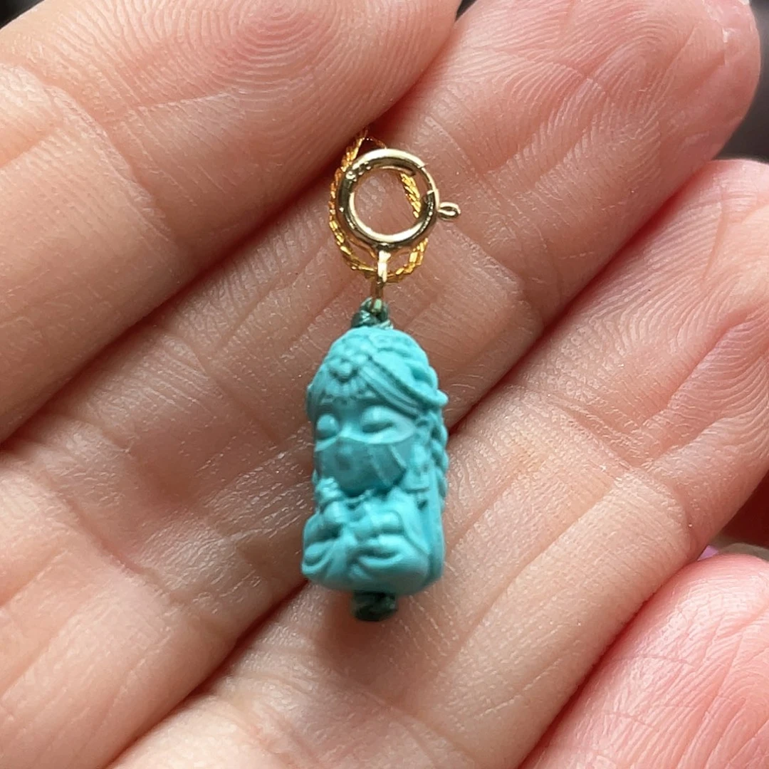 未镶嵌绿松石颈饰