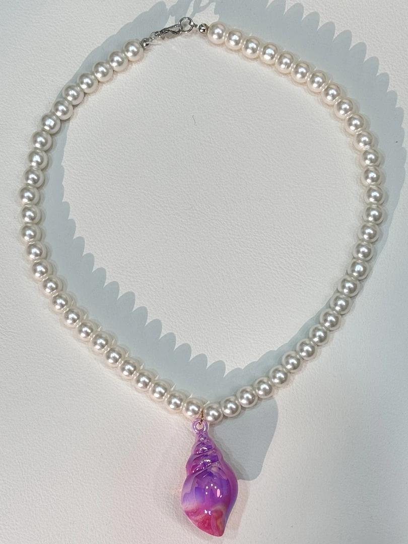 【米小逗家】女童白色项链时尚仙女精致手工简约可爱项链134