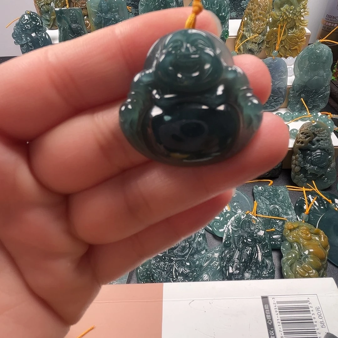 翡翠未镶嵌吊坠(不含链)纯天然A货翡翠吊坠666