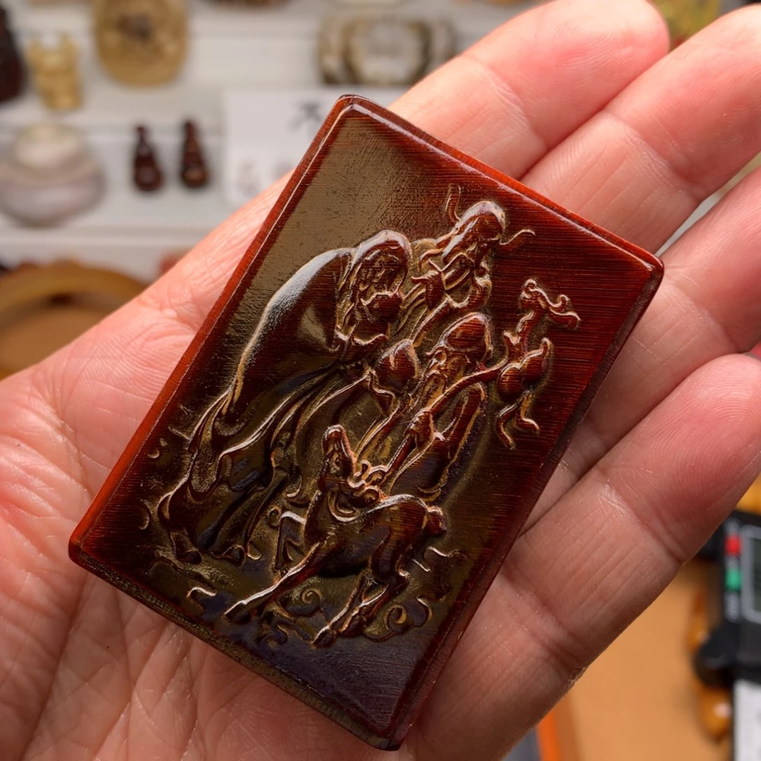 驼骨其他驴蹄吊坠 