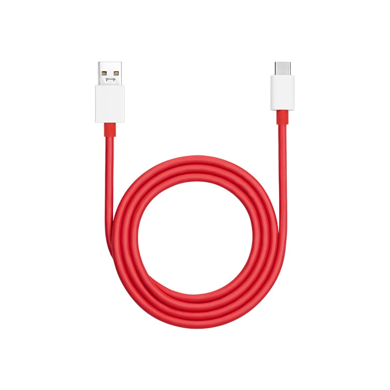 准新品 OnePlus/一加  USB-A to Type-C 10A 闪充数据线10A  红色