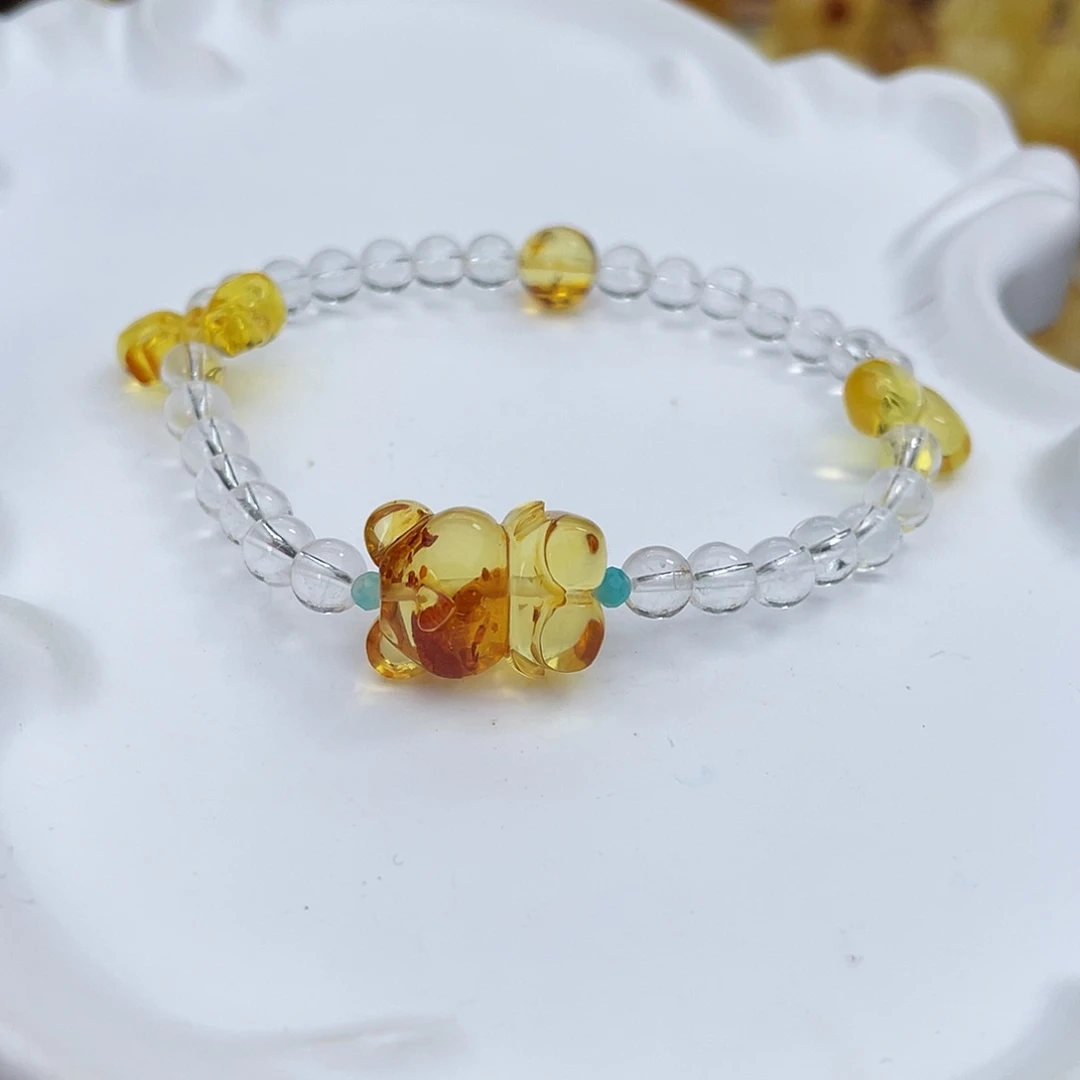 琥珀未镶嵌吊坠(赠链)