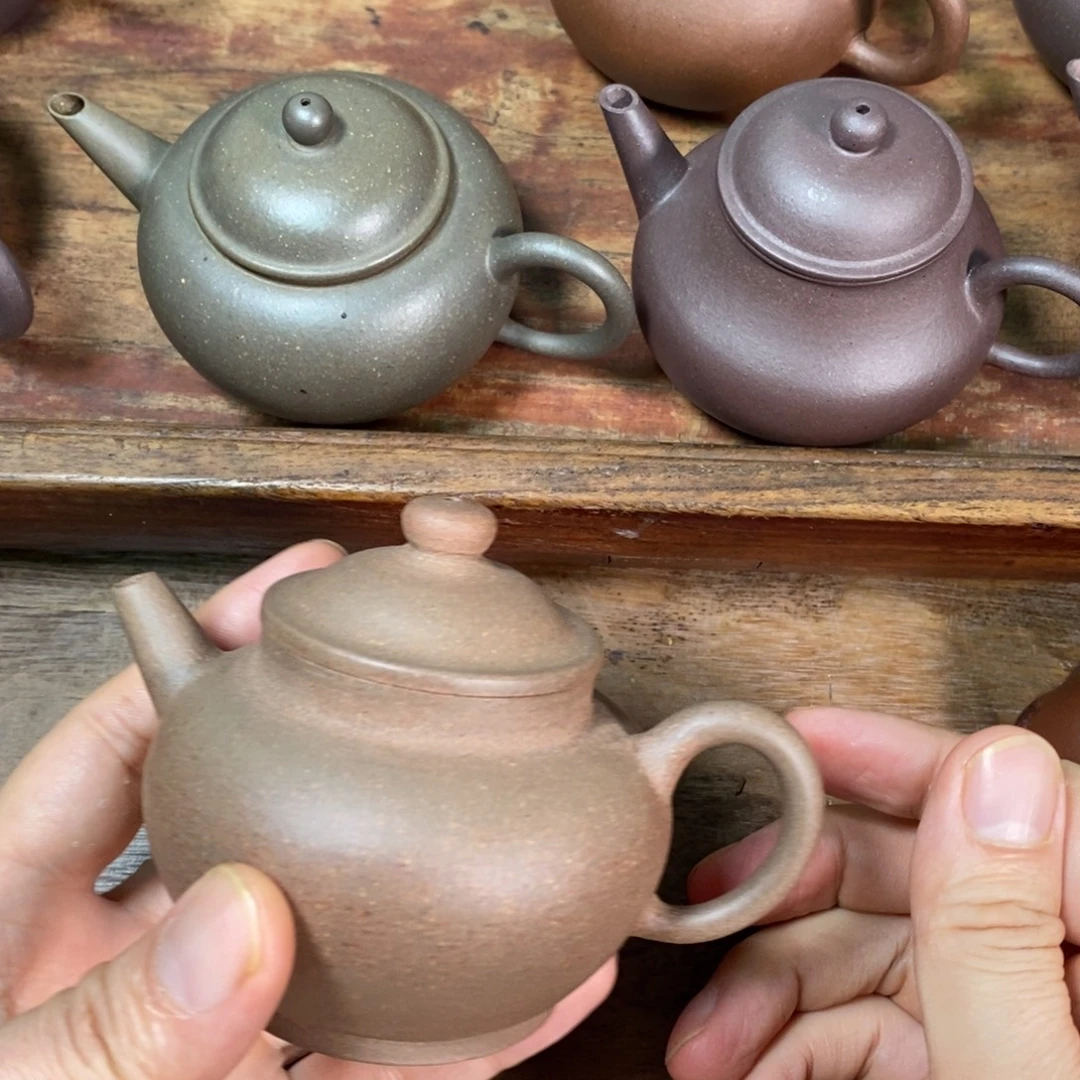 茶壶紫砂140cc全手工摹古