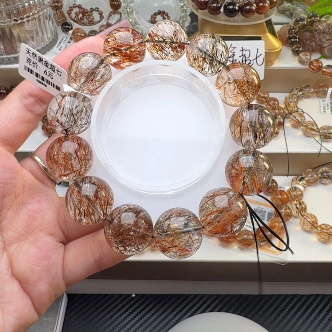 手链未镶嵌水晶黑金超七多样性发其一