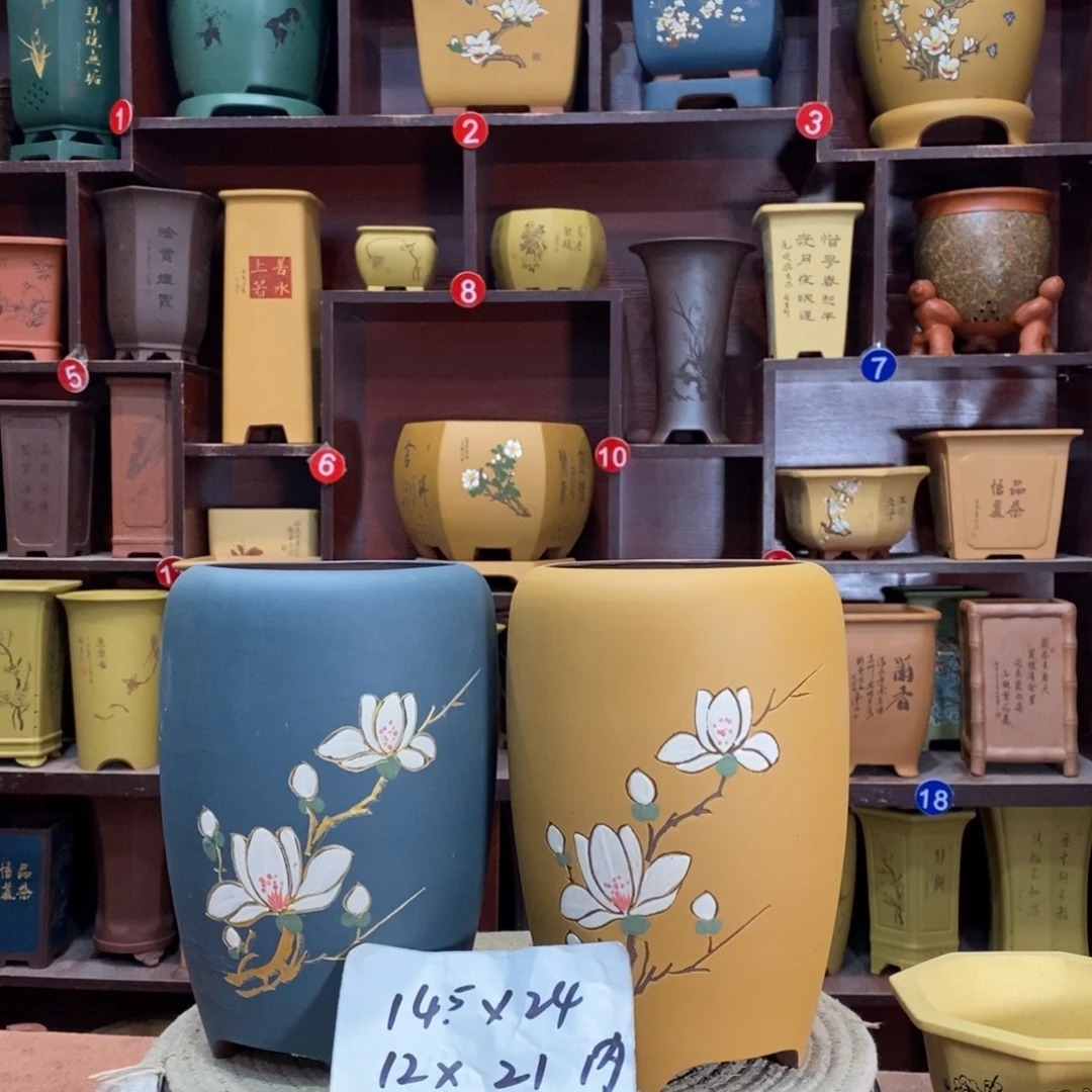 紫砂花盆紫砂花盆