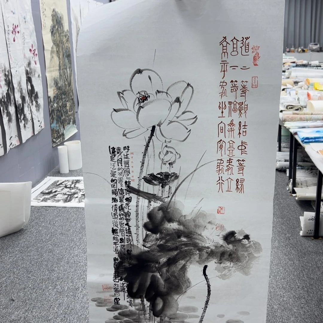 国画纯手绘字画宣纸