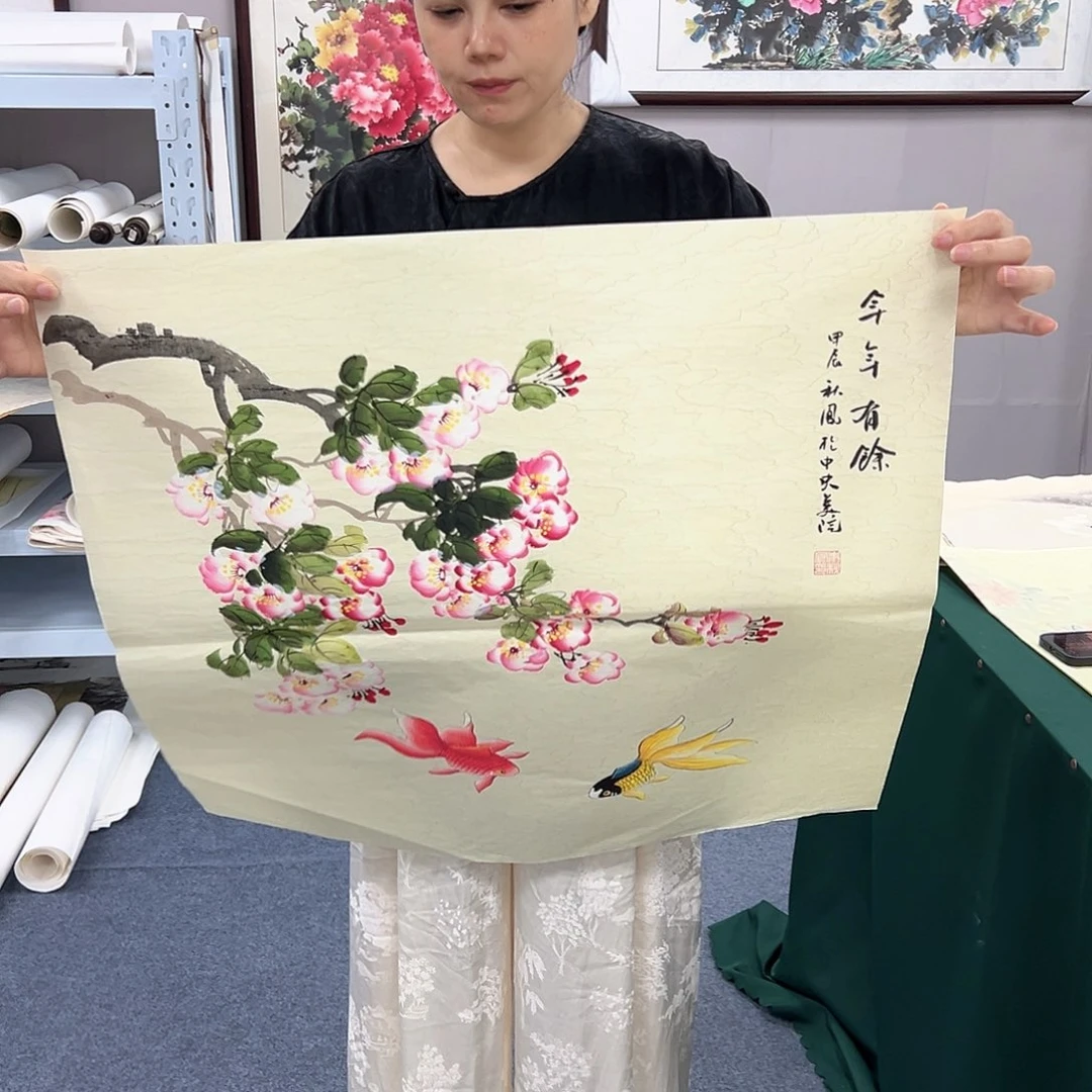 国画宣纸国画纯手绘作品