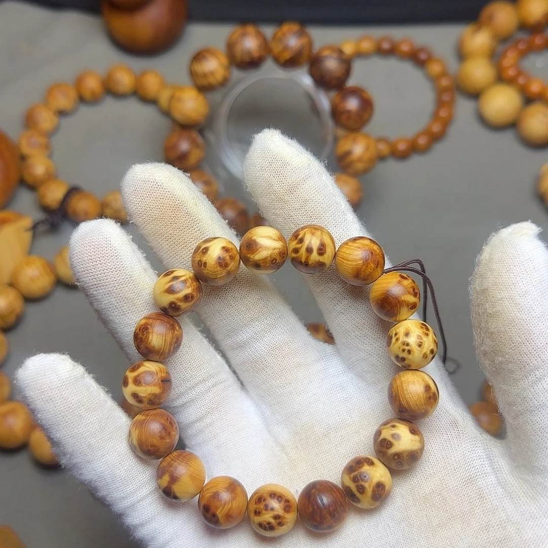 手串/手链柏木（崖柏）瘤疤火焰纹