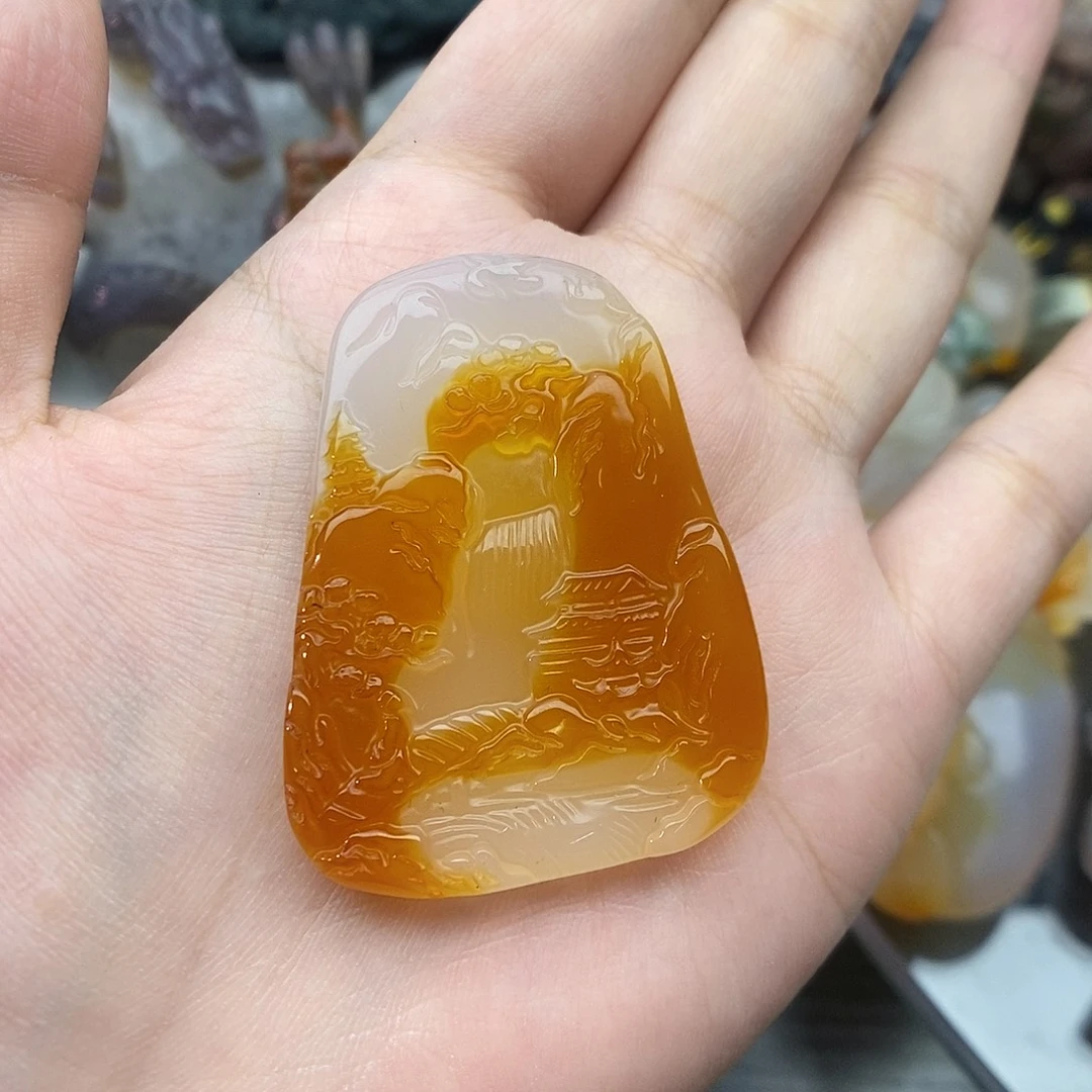 玛瑙/玉髓未镶嵌颈饰