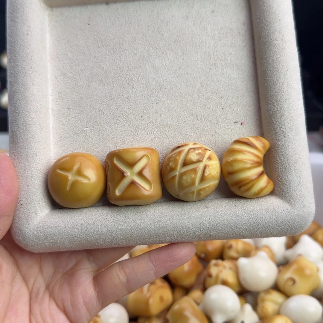 菩提根/象牙果吊坠瑕疵牙果炭烤衣食无忧4颗