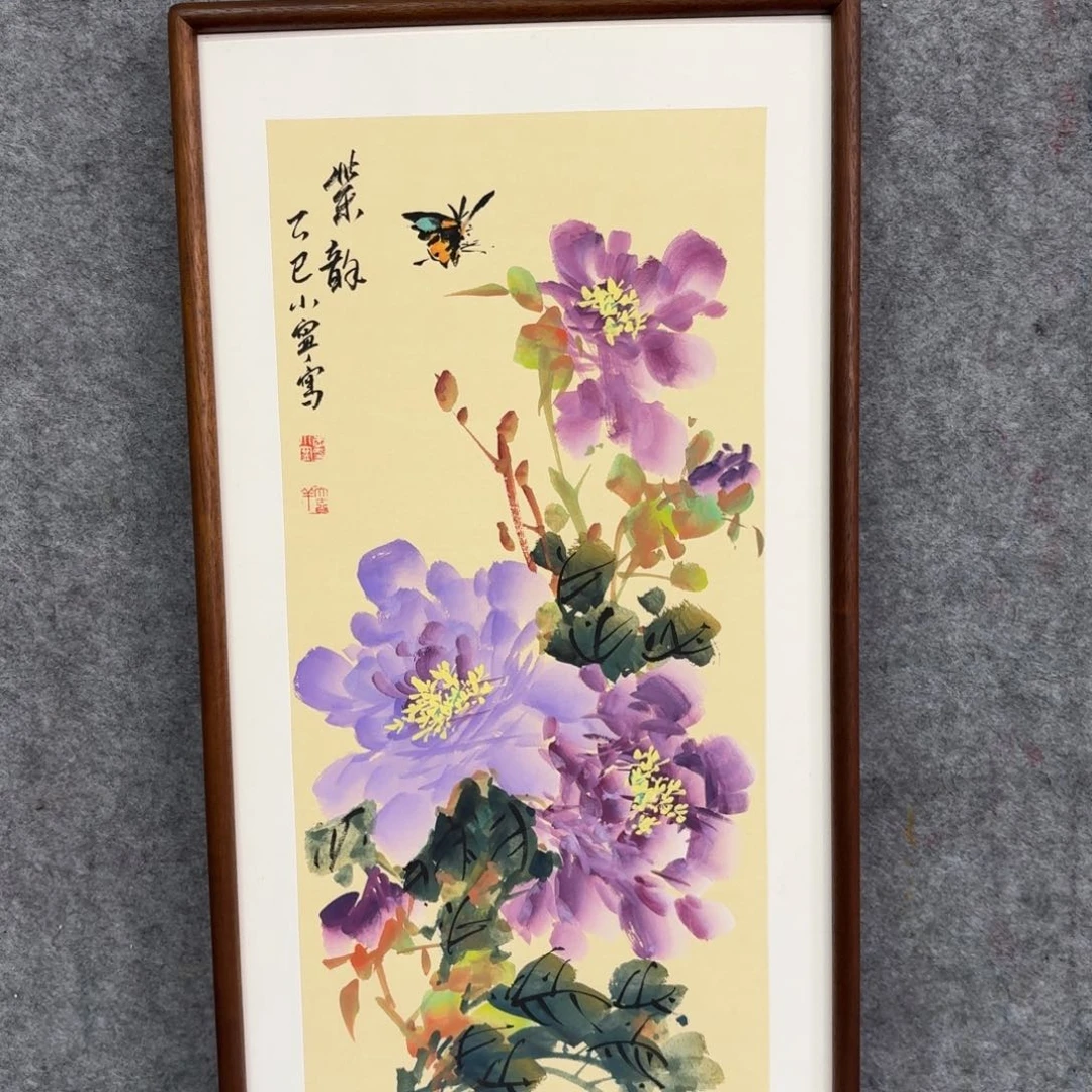 国画艺术家真人手绘