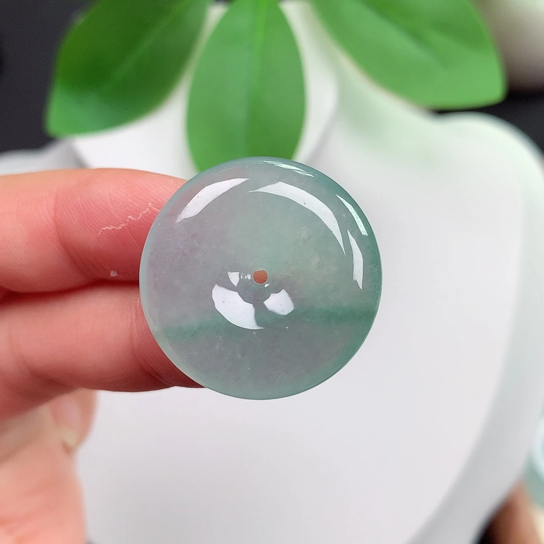颈饰未镶嵌翡翠平安扣 25x5.6mm