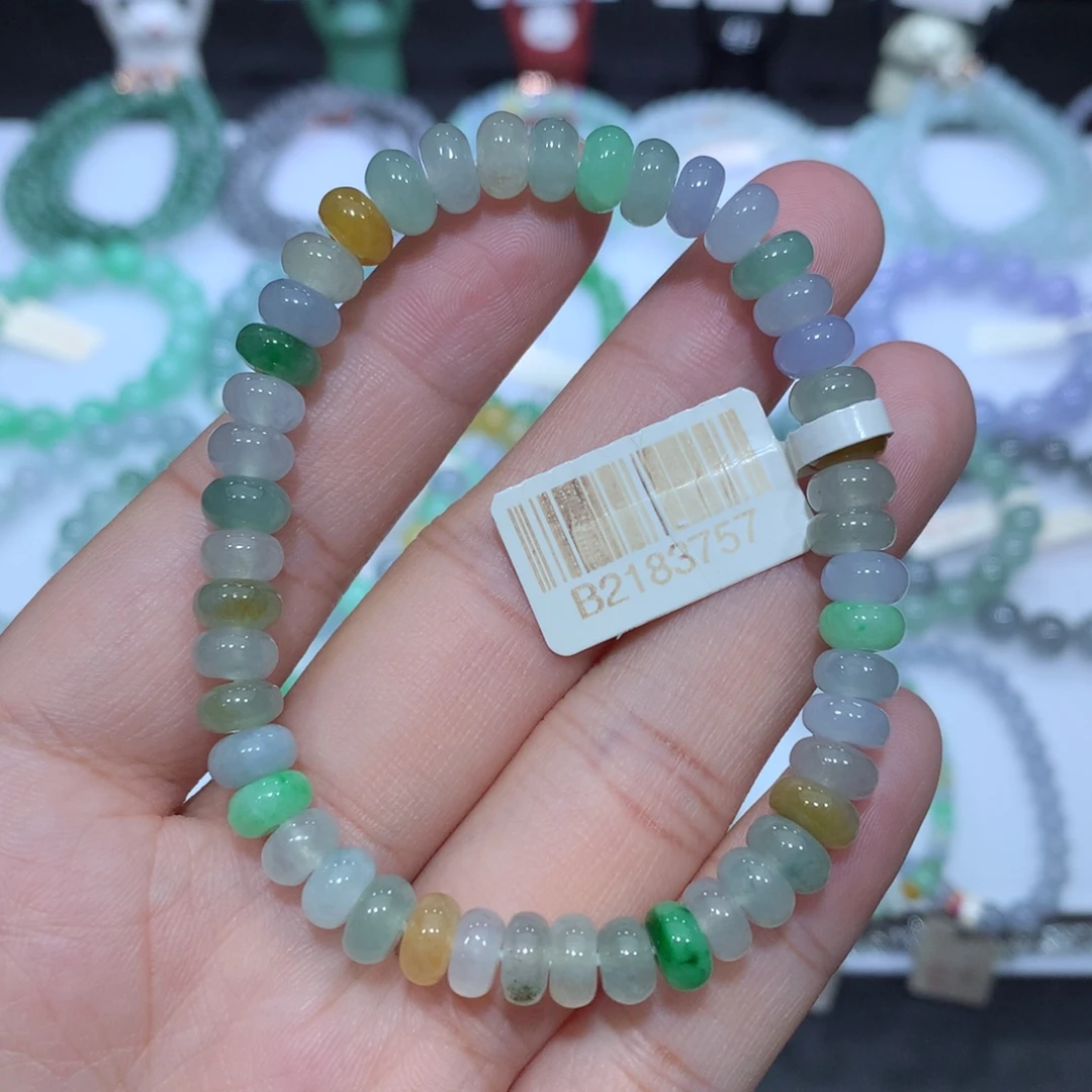 翡翠未镶嵌手串天然