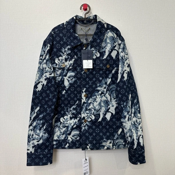 未使用 LouisVuitton/路易威登 扎染牛仔外套/尺码54/编号11764