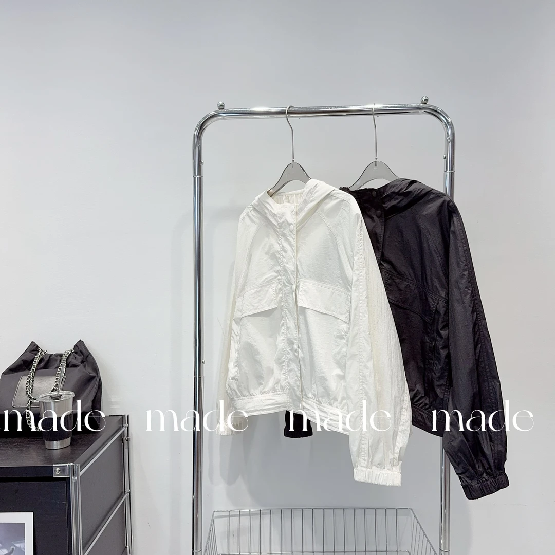 【踏春】时尚运动休闲透气薄款百搭户外宽松韩版连帽外套