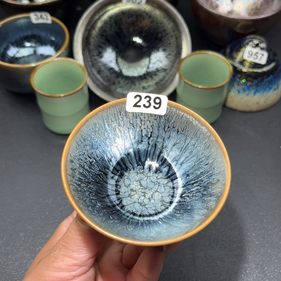 茶盏239 建盏单盏放大漏……