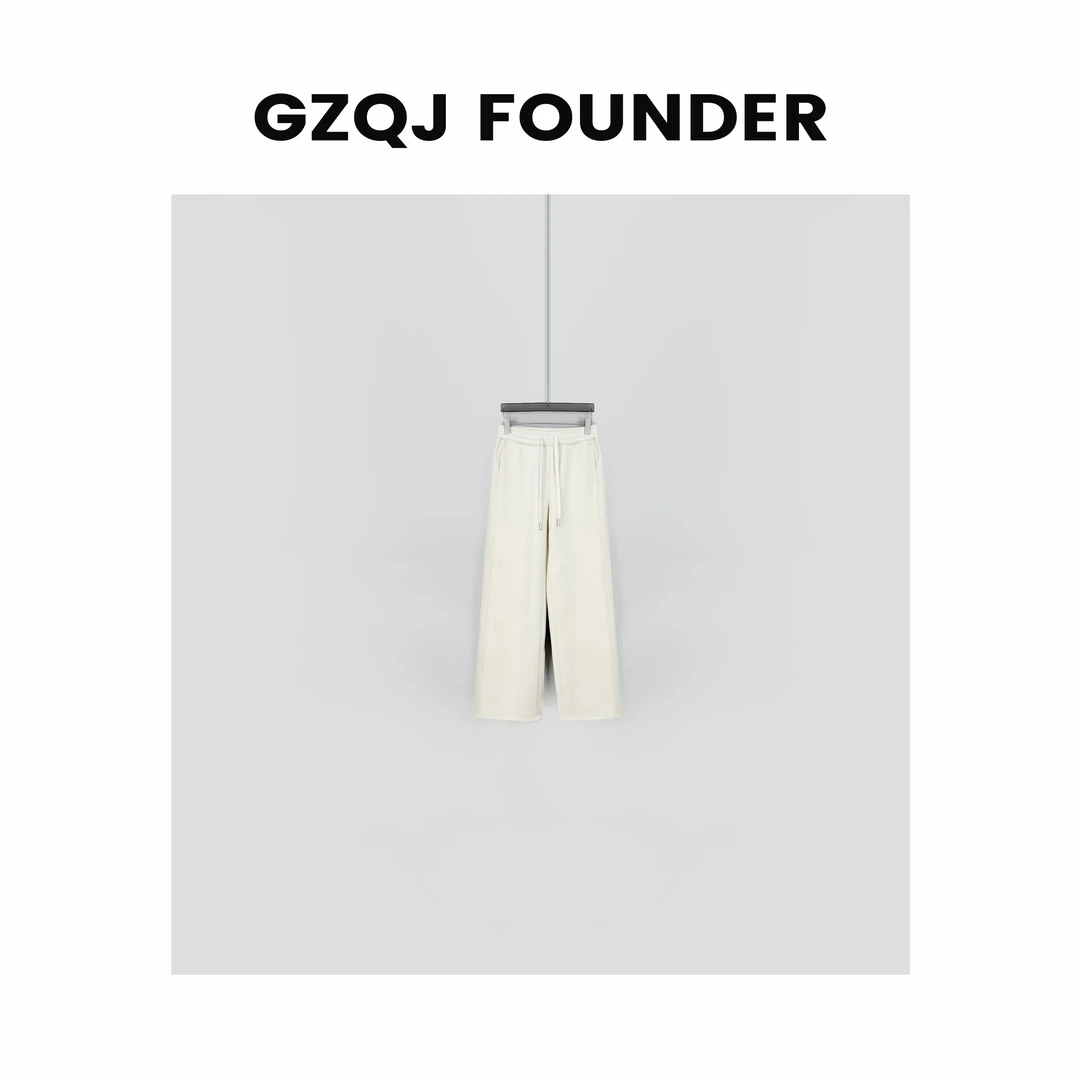 老琴的私服【穿搭日记】设计感秋冬新款高腰宽松阔腿休闲裤 9104