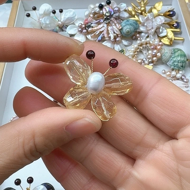 淡水珍珠甜美银S925镶嵌