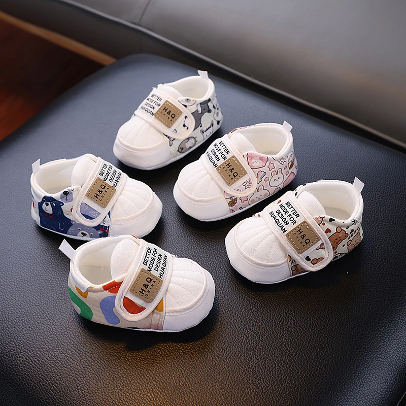 小宝宝布鞋春秋薄透气学步鞋防滑不掉学走路男女软底至岁轻便型