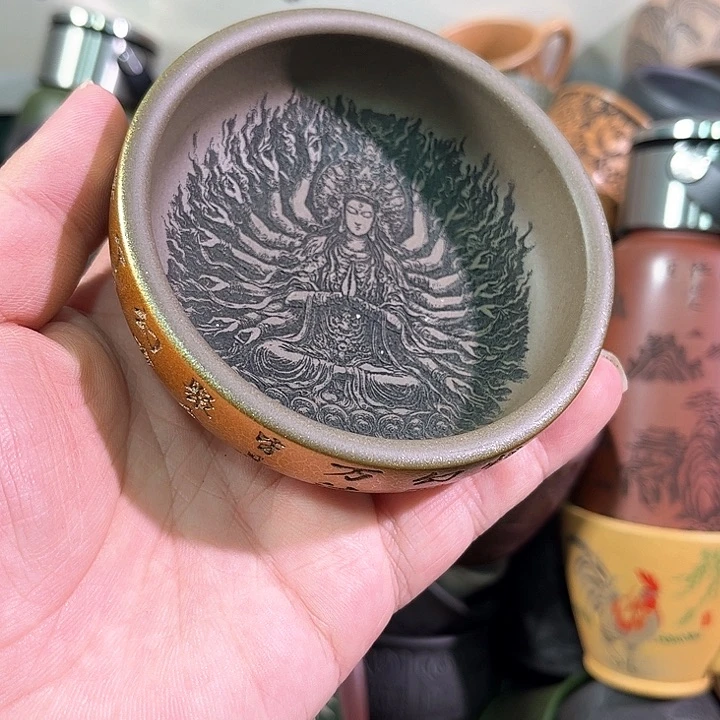 茶杯紫砂全手工紫砂主人杯
