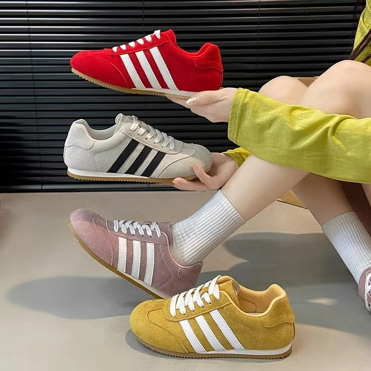 【万象撤柜】京东速达 品牌德训女鞋2025春季新款百搭休闲运动