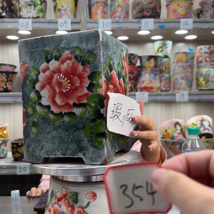 紫砂花盆瑕疵瑕疵354