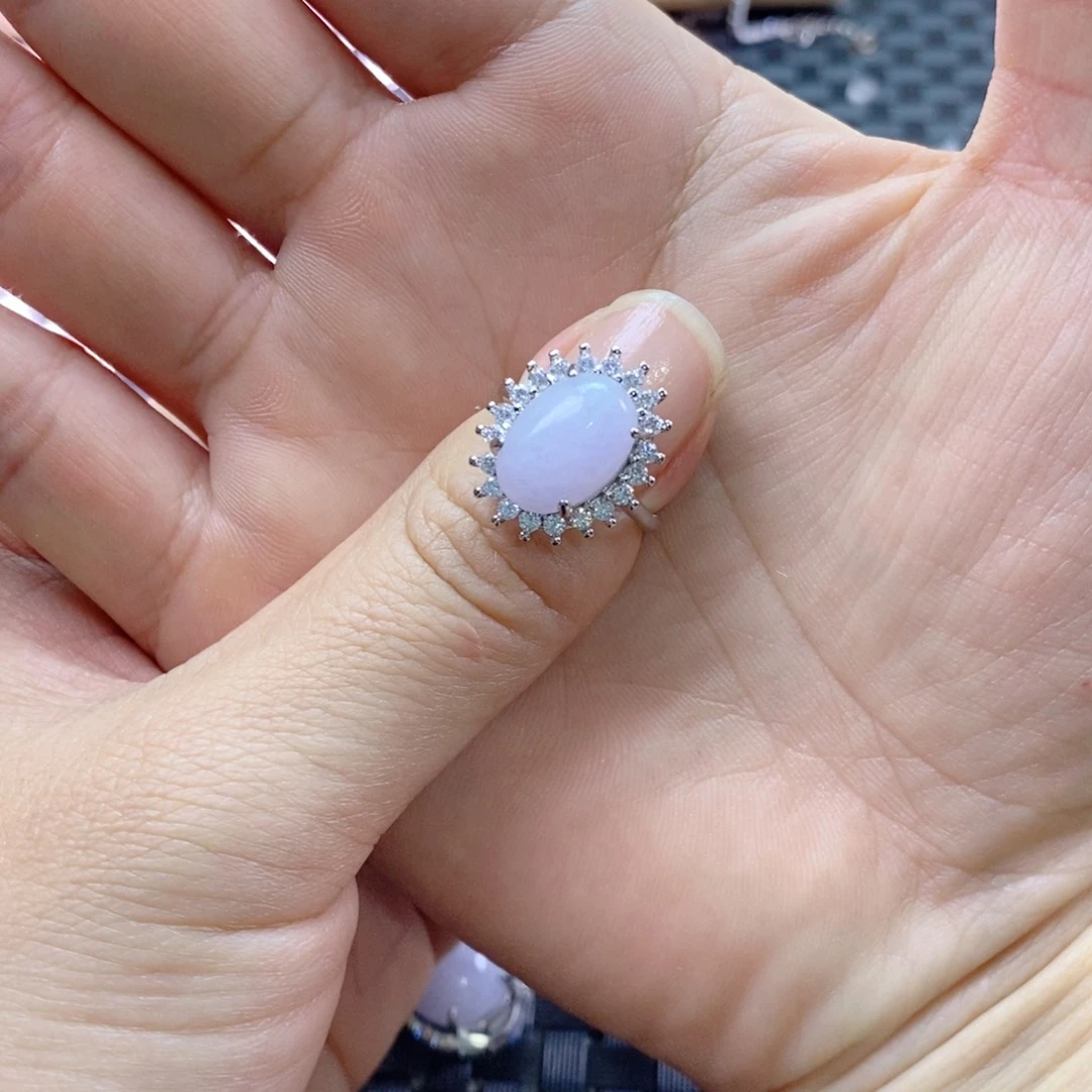 马***师未镶嵌戒指翡翠缅甸