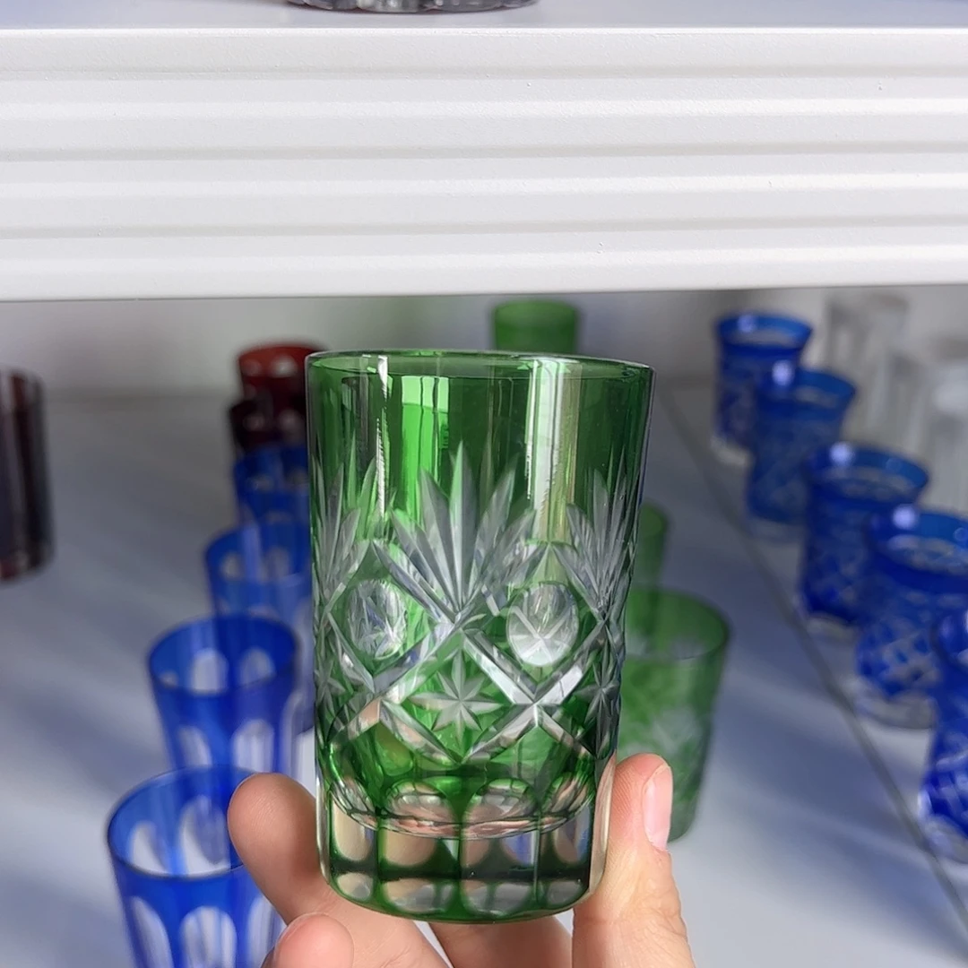 水晶玻璃高脚款微瑕一个