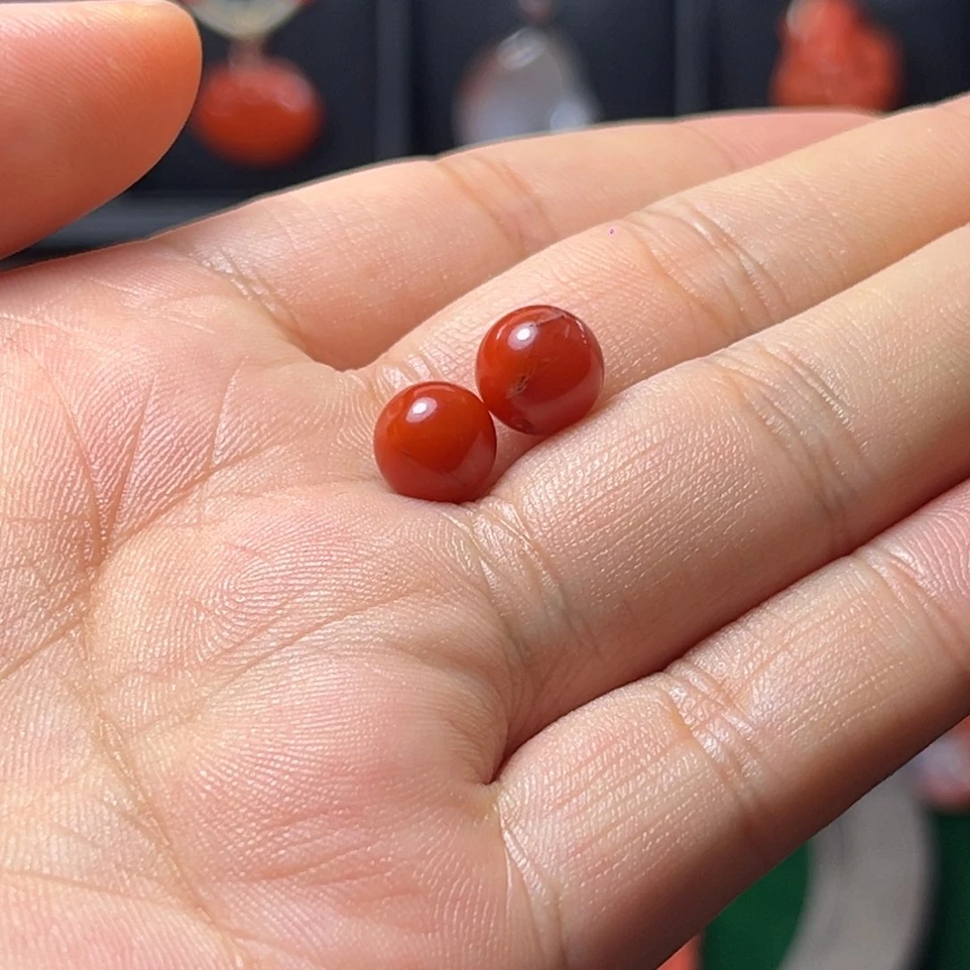 未镶嵌珠子南红玛瑙花*完