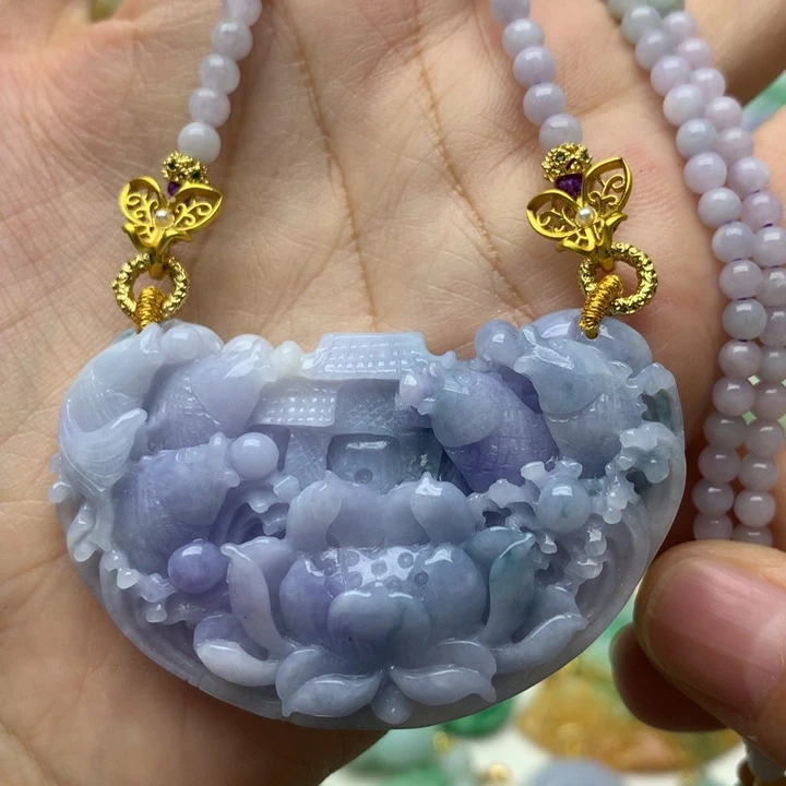 颈饰未镶嵌翡翠翡翠