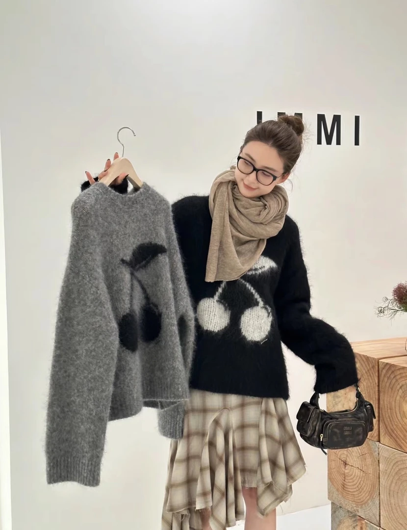 【现货/樱桃毛衣】毛晓彤同款2025春款