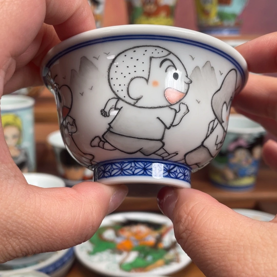 H***.宫九陶瓷手绘杯子