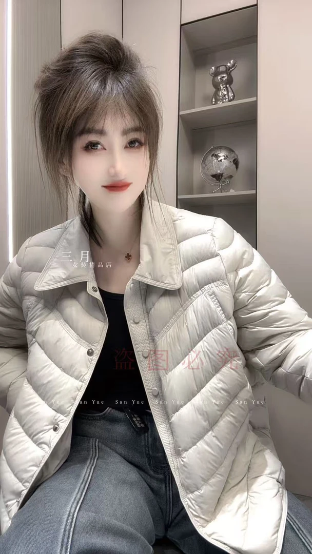 2025秋冬新款羽绒服女简约百搭轻奢（7721）