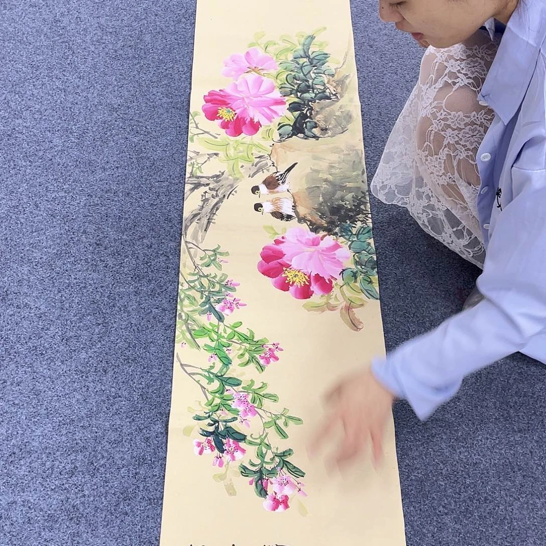 国画作品小姐姐放漏…