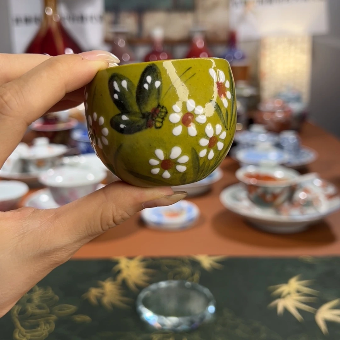 知冬煮雪手工手绘茶具单杯